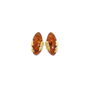 Baltic Amber "Grape" Earrings. Amber Jewelry