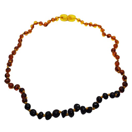 Genuine Baltic Amber Rainbow Necklace for Kids