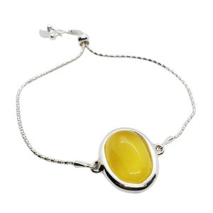 Butterscotch Amber Stones Adjustable Bracelet