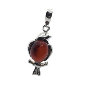Cherry Amber Sterling Silver 